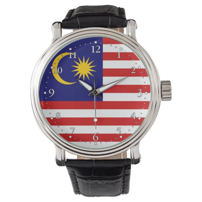 Malaysia Flag Watch (Front)
