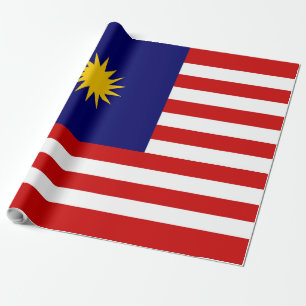 Malaysia flag wrapping paper
