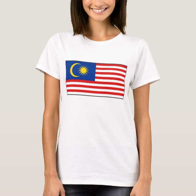 Malaysia Flag x Map T-Shirt (Front)