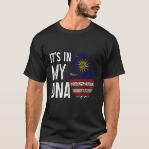 Malaysia It's In My DNA Malaysian Flag Pride Herit T-Shirt