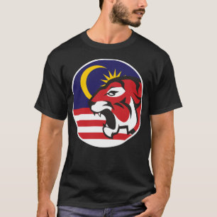 Malaysia Malayan Tiger Malaysian National Animal T-Shirt
