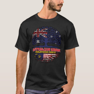 Malaysia Malaysian Australian Australia Tree Roots T-Shirt