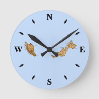 Malaysia Map Clock