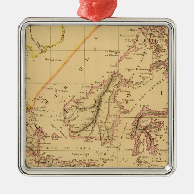 Malaysia Metal Ornament (Front)