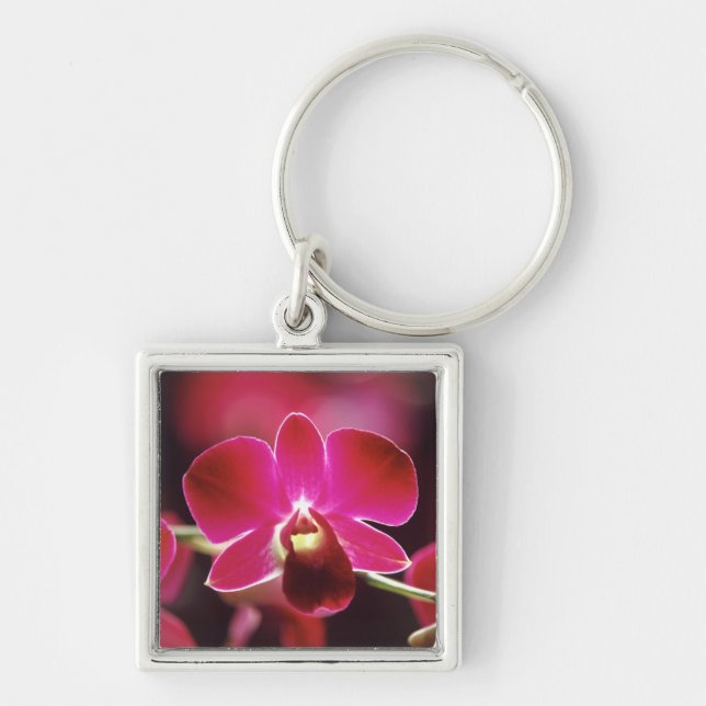 Malaysia, Orchid Keychain (Front)