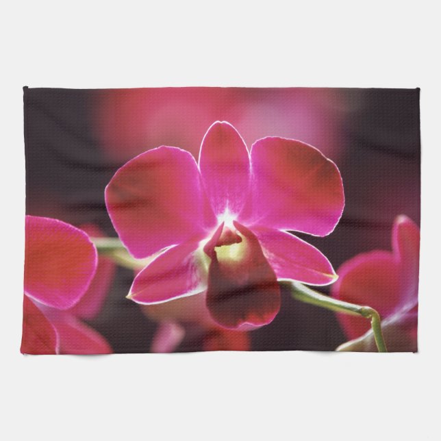 Malaysia, Orchid Kitchen Towel (Horizontal)