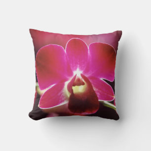 Malaysia, Orchid Throw Pillow