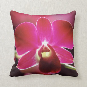 Malaysia, Orchid Throw Pillow
