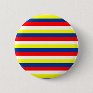 Malaysia Philippines Venezuela flag stripes countr 2 Inch Round Button