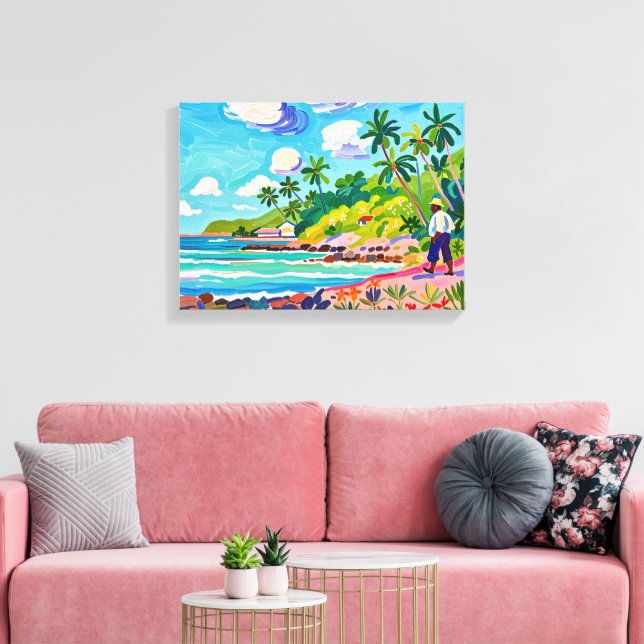 Malaysia - Premium Wrapped Canvas (Insitu(LivingRoom))