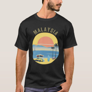 Malaysia Souvenir Apparel  Retro Vintage Malaysian T-Shirt