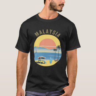 Malaysia Souvenir Apparel  Retro Vintage Malaysian T-Shirt