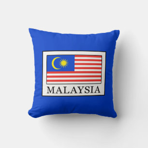 Malaysia Throw Pillow