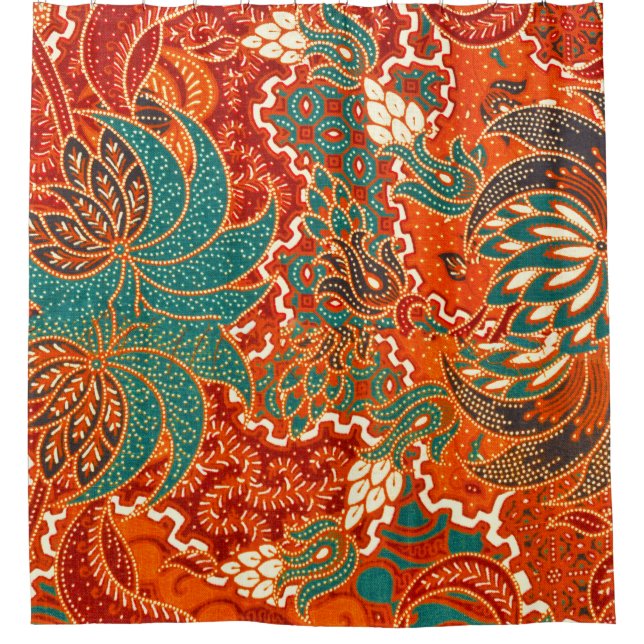 Malaysian Batik: Beautiful Art Pattern. (Front)