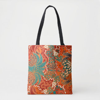 Malaysian Batik: Beautiful Art Pattern. Tote Bag