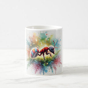 Malaysian exploding ant 221024AREF132 - Watercolor Coffee Mug