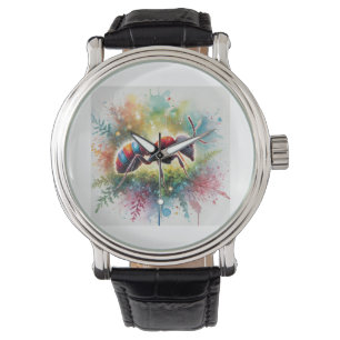 Malaysian exploding ant 221024AREF132 - Watercolor Watch