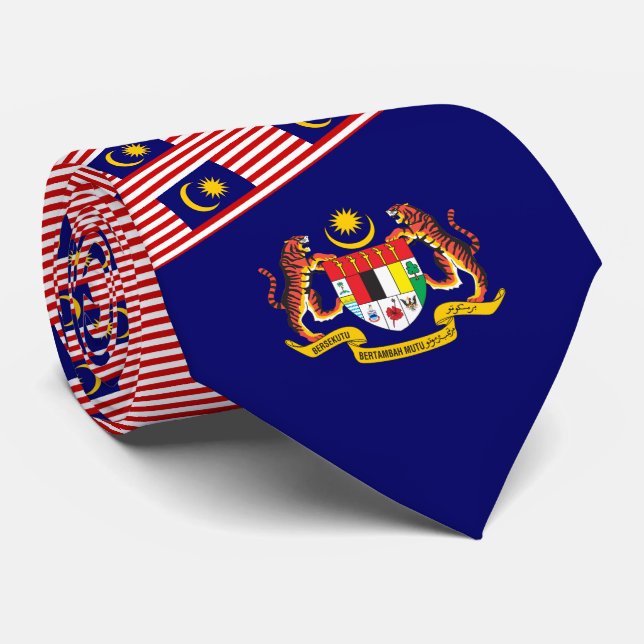 Malaysian Flag & Coat of Arms, Flag of Malaysia Tie (Rolled)