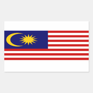 Malaysian Flag, Flag of Malaysia Sticker