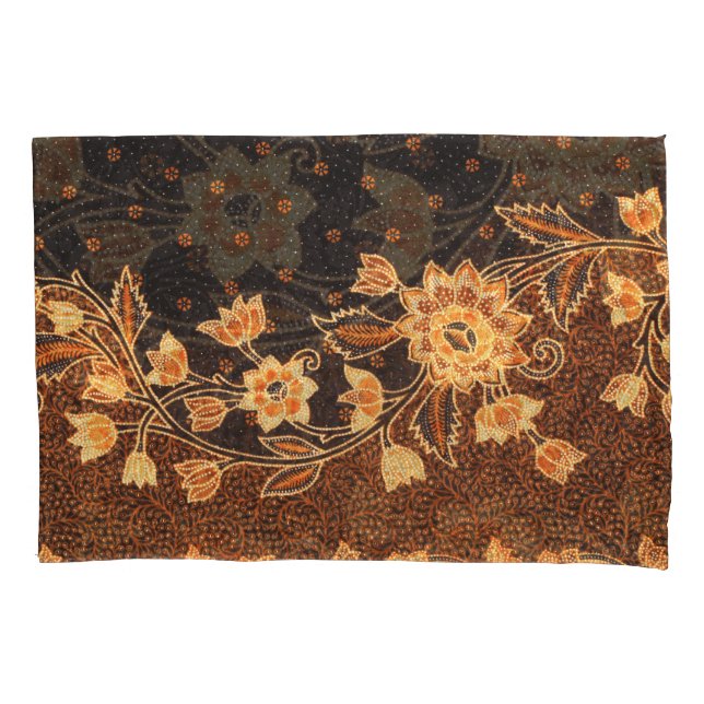 Malaysian Indonesian Batik Art Beauty Pillowcase (Front)