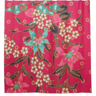 Malaysian Indonesian Batik Art Pattern