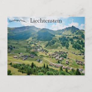 Malbun Liechtenstein Postcard