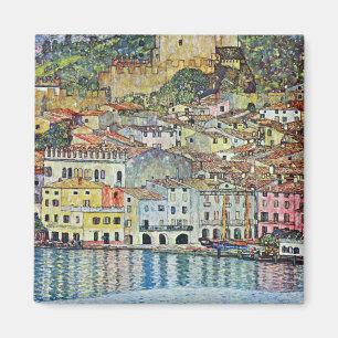 Malcena at the Gardasee by Gustav Klimt Magnet