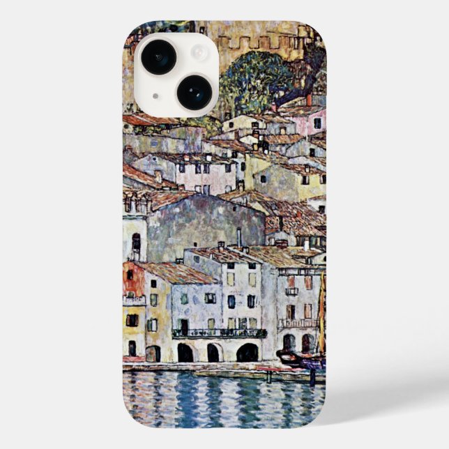 Malcesine at Lake Garda, Gustav Klimt Case-Mate iPhone Case (Back)
