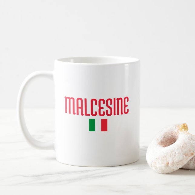 MALCESINE Italy Coffee Mug (With Donut)