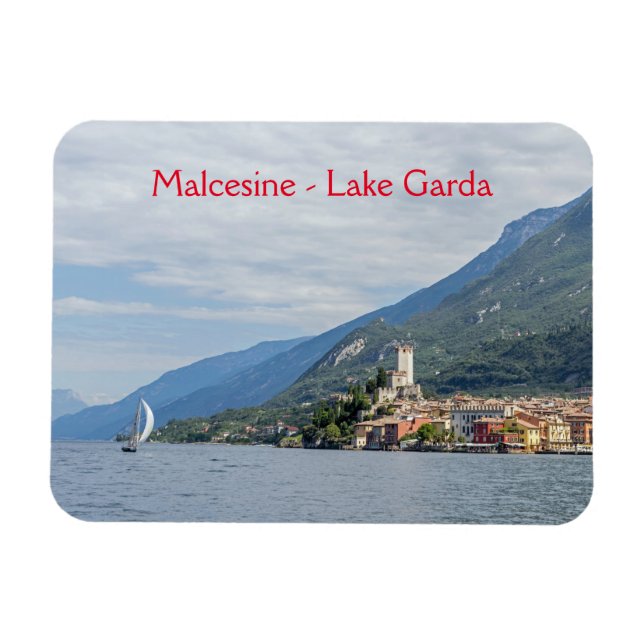 Malcesine, Lake Garda fridge magnet (Horizontal)