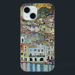 Malcesine on Lake Garda By Gustav Klimt iPhone 15 Case<br><div class="desc">Malcesine on Lake Garda (1913) by Gustav Klimt is a vintage Victorian Era Art Nouveau fine art symbolism painting. A beautiful view of the Italian city of Malcesine with buildings and houses on the edge of the harbour. The homes and boats cast a reflection in the calm water. You can...</div>