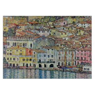 Malcesine on Lake Garda By Gustav Klimt Cutting Board