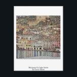Malcesine On Lake Garda By Gustav Klimt Postcard<br><div class="desc">Malcesine On Lake Garda By Gustav Klimt.

Malcesine On Lake Garda Masterpiece By Gustav Klimt.

 Gustav Klimt: Austrian Symbolist Painter And One Of The Most Prominent Members Of The Vienna Secession Movement.His Major Works Include Paintings,  Murals,  Sketches,  And Other Art Objects.</div>
