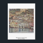 Malcesine On Lake Garda By Gustav Klimt Postcard<br><div class="desc">Malcesine On Lake Garda By Gustav Klimt.

Malcesine On Lake Garda Masterpiece By Gustav Klimt.

 Gustav Klimt: Austrian Symbolist Painter And One Of The Most Prominent Members Of The Vienna Secession Movement.His Major Works Include Paintings,  Murals,  Sketches,  And Other Art Objects.</div>