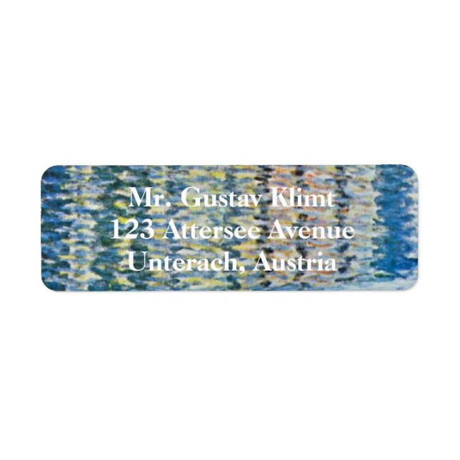 Malcesine sur le lac de Garde Par Klimt, Art Nouve (Devant)