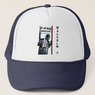 Malcolm X - By Any Means Necessary T-Shirt Trucker Hat