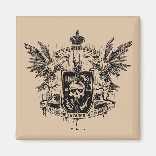 Maldecido a Vagar Por El Mar Magnet (Front)