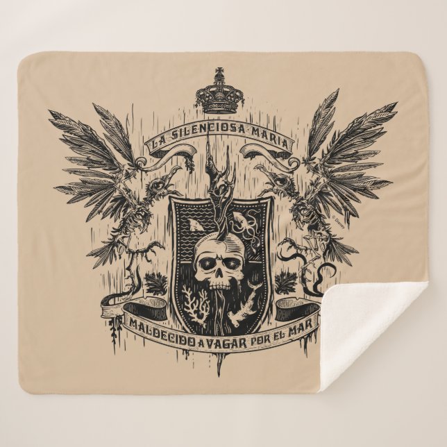 Maldecido a Vagar Por El Mar Sherpa Blanket (Front (Horizontal))