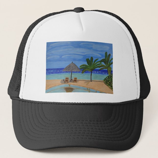Maldives2a Trucker Hat (Front)