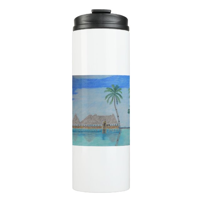 Maldives 2 thermal tumbler (Front)