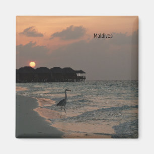 Maldives at Sunset Magnet