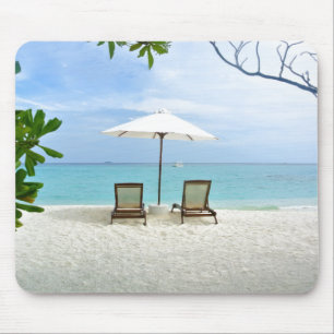 Maldives Beach Mouse Pad