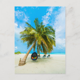 Maldives Beach postcard