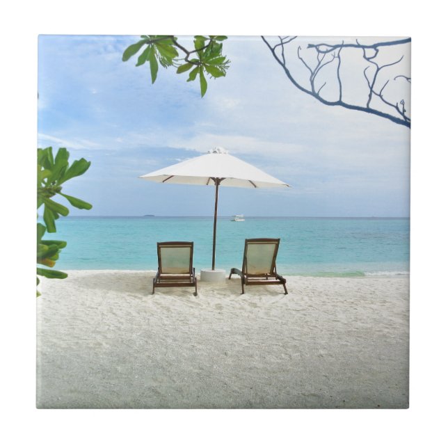 Maldives Beach Tile (Front)