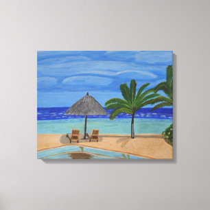 Maldives canvas art