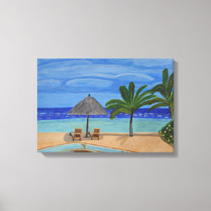 Maldives canvas art