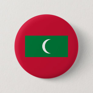 Maldives Flag 2 Inch Round Button