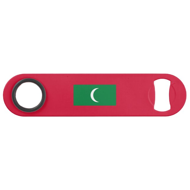 Maldives Flag Bar Key (Front (Horizontal))