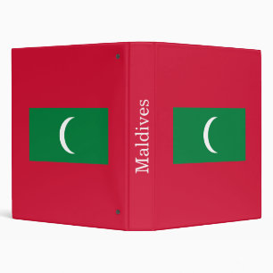 Maldives Flag Binder