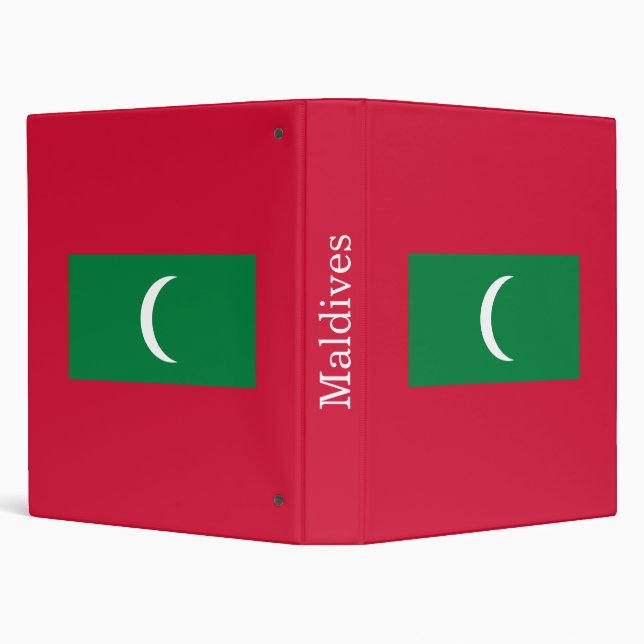 Maldives Flag Binder (Background)